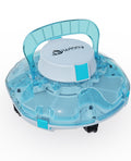 WINNY POOL CLEANER Winny 200 Poolroboter, Poolsauger kabellos mit Akku, 75 Min. Laufzeit, für Aufstellpools bis 60 m², Doppelfiltration, Automatisches Parken, Kompakt Leicht (Saphirblau)