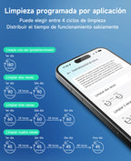 WYBOT C2 Limpiafondos Piscina, Robot Limpiafondos Piscina Inalámbrico 150㎡, Doble Filtración, 3 Motores, Succión Potente, Limpieza Paredes & Línea de Agua, 180 Min, App(Negro-Verde Gris)
