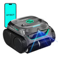 WYBOT C2 Vision Poolroboter mit AI Kamera und Akku 190min, 210m² Kabelloser Poolsauger, Doppelfilter, 8 Reinigungsmodi, Wand und Bode, Wasserlinie, (2026Upgrade)Mondschattengrün