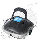 WYBOT Osprey 200 Max Robot Piscina Fuori Terra,Robot Pulitore Piscina Senza Fili,Parcheggio Automatico,Autonomia 100 Min,Doppi Motori,Filtrazione da 180 µm,per Piscine Fino a 80 m²(Grigio Scuro)