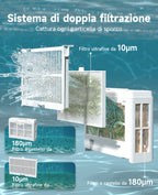 WYBOT C2 Robot Piscine Pareti e Fondo, Senza Fili per Piscine Interrate 150㎡, Doppia Filtrazione, 3 Motori, Aspirazione Potente, Pulizia Pareti & Linea d'Acqua, 180 Min, App(Verde nero scuro-Verde)