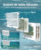 WYBOT C2 Limpiafondos Piscina, Robot Limpiafondos Piscina Inalámbrico 150㎡, Doble Filtración, 3 Motores, Succión Potente, Limpieza Paredes & Línea de Agua, 180 Min, App(Verde gris oscuro-Verde)