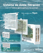 WYBOT C2 Limpiafondos Piscina Robot Inalámbrico, 3 Motores, Doble Filtración, Limpieza Paredes y Línea de Agua, Autonomía 180 Min, para Piscinas Enterradas Hasta 150㎡, App(Verde negro oscuro-Gris)