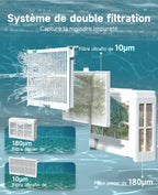 WYBOT C2 Robot Piscine Sans Fil pour Piscines Enterrées 150㎡, Double Filtration, 3 Moteurs, Aspiration Puissante, Nettoyage Parois & Ligne d'Eau, 180 Min, App(Vert gris foncé-Vert)