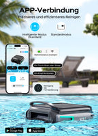 WYBOT F1 Pool Skimmer Roboter Mit Solar & Akku, Reinigt Die Wasseroberfläche Automatisch, Steuerbar Per App, 24H Betrieb, Für Alle Pooltypen – Ihr Kabelloser Poolroboter,Olivgrün