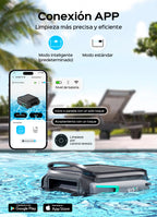 WYBOT F1 Skimmer Piscina con Energía Solar Y Batería, Limpia La Superficie del Agua Automáticamente, App Inteligente, Funciona 24h, para Toda Piscina-Robot Piscina Sin Cables,Verde Oliva