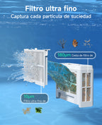 WYBOT C2 Limpiafondos Piscina, Robot Limpiafondos Piscina Inalámbrico 150㎡, Doble Filtración, 3 Motores, Succión Potente, Limpieza Paredes & Línea de Agua, 180 Min, App(Negro-Verde Gris)