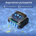 WYBOT C2 Vision Robot Piscine avec caméra AI et Batterie de 190min, 210m² Aspirateur Piscine sans Fil, Double Filtre, 8 Modes, Nettoyage Fond/Parois/Ligne d'Eau,(2026Upgrade)VertOmbreLune