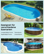 WYBOT Osprey 200 MAX Poolroboter Akku Kabellos Poolsauger Roboter,Poolreiniger 100 Mins Automatische Parken mit Dual-Antriebsmotoren für Flachem Boden Aufstellpools bis 80 m²(Dunkelgrau)