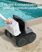 WYBOT C1-Plus Robot Piscine Sans Fil Robot Piscine pour Piscines Enterrées & Hors Sol - Nettoyeur 4-en-1 Paroi & Ligne d'Eau 160min/160m², Navigation Intelligente, App-Vert olive clair