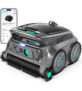 WYBOT OS600 Robot Piscina, Senza Fili, Pulizia Fondo E Pareti, Autonomia 120 Min, Navigazione Intelligente, Parcheggio Automatico, Per Piscine Interrate E Fuori Terra, Verde Grigiastro
