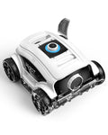 WYBOT Osprey 300II Robot Limpiafondos Piscina Automatico con Batería, Sin Cable, Aspirador Piscina para Piscinas Desmontables 100 m², Motores Dobles, Boquilla Ajustable, 120 Min (Blanco Negro)