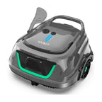 WYBOT A1max Robot Piscina Inalámbrico, Autonomía 130 Min, Doble Tamiz, Limpia Piscinas Sobre Suelo Planas Hasta 110 M², Limpiafondos Piscina Automático,Verde Salvia