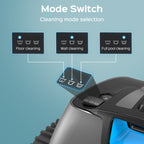 WYBOT OS7010 Max Poolroboter Akku für Boden und Wand, 210 Min. 200㎡ Vollautomatisch Poolsauger, Intelligente Wegeplanung Poolreiniger mit 65W-Motor, Wandkletter & Wasserlinie,App (Dunkelgrau)