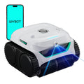 WYBOT C2 Vision Plus Robot Piscina Senza Fili con Telecamera IA, Robot Batteria pareti e Fondo: Potente aspirazione, Doppio Filtro, 8 modalità, per Piscine interrate 210 m² – Verde Piuma di Brina