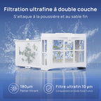 WYBOT C2 Vision Plus Robot de Piscine sans Fil avec caméra IA, Robot Batterie parois et Fond : Aspiration puissante, Double Filtre, 8 Modes, pour piscines enterrées 210 m² – Vert Plume de Givre