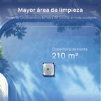 WYBOT C2 Vision Plus Robot de Piscina sin Cable con cámara IA, Robot batería Paredes y Fondo: Potente succión, Doble Filtro, 8 Modos, para Piscinas enterradas 210 m² – Verde Pluma de Escarcha